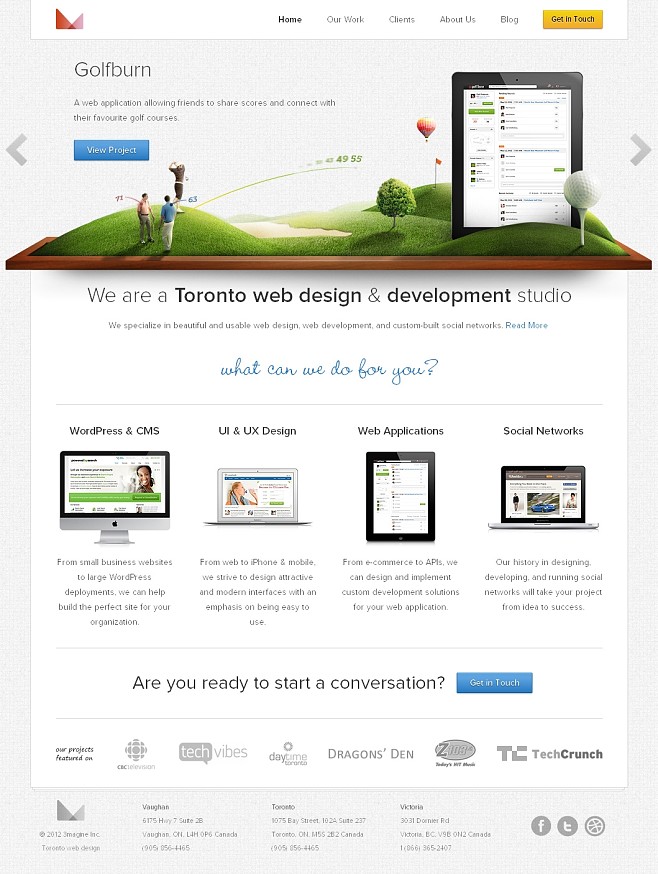 加拿大多倫多3magine網(wǎng)頁設(shè)計及網(wǎng)站開發(fā)!酷站截圖欣賞-編號:98120